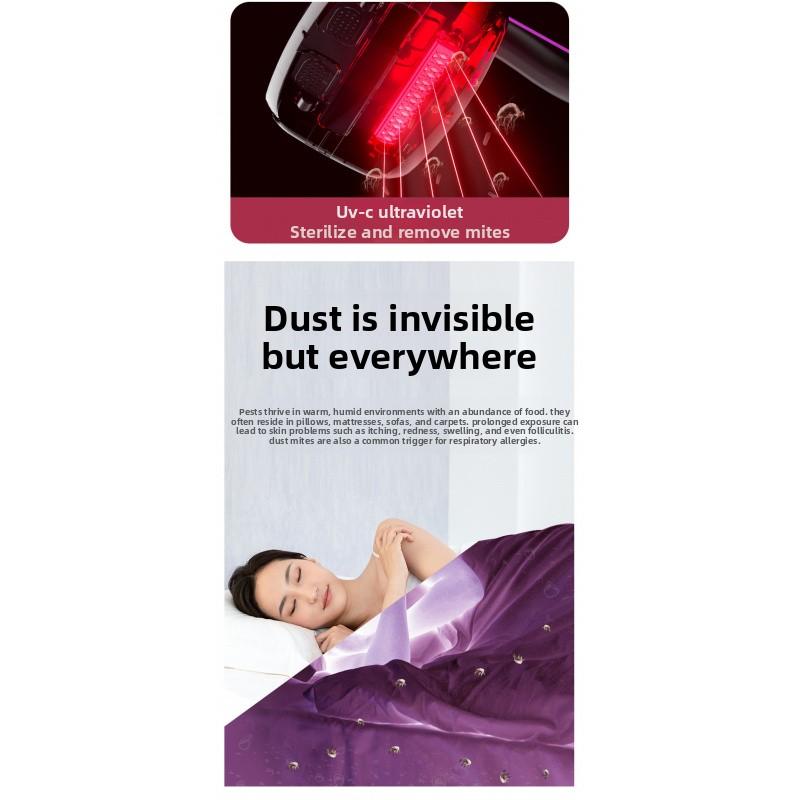 UV Mattress Vacuum Cleaner| Wireless Handheld Anti-Dust Mite Cleaner