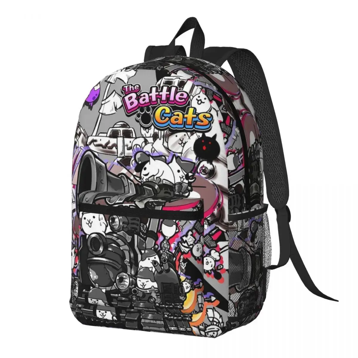 Battle Cats Siege Engine Backpack Daypack Large Capacity Kids BookBag School Bag Shoulder Bags for Men Women