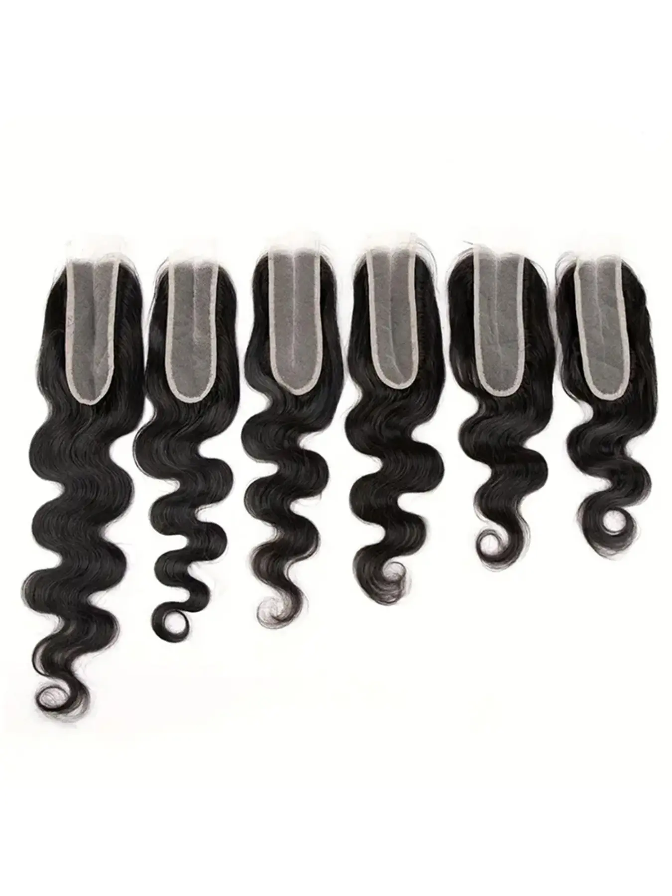 Body Wave 2x6 Kim Lace Closure Human Hair 12A Brazilian Remy Virgin Hair 2x6 Transparent Swiss Lace Closure 10-26 Inch For Women