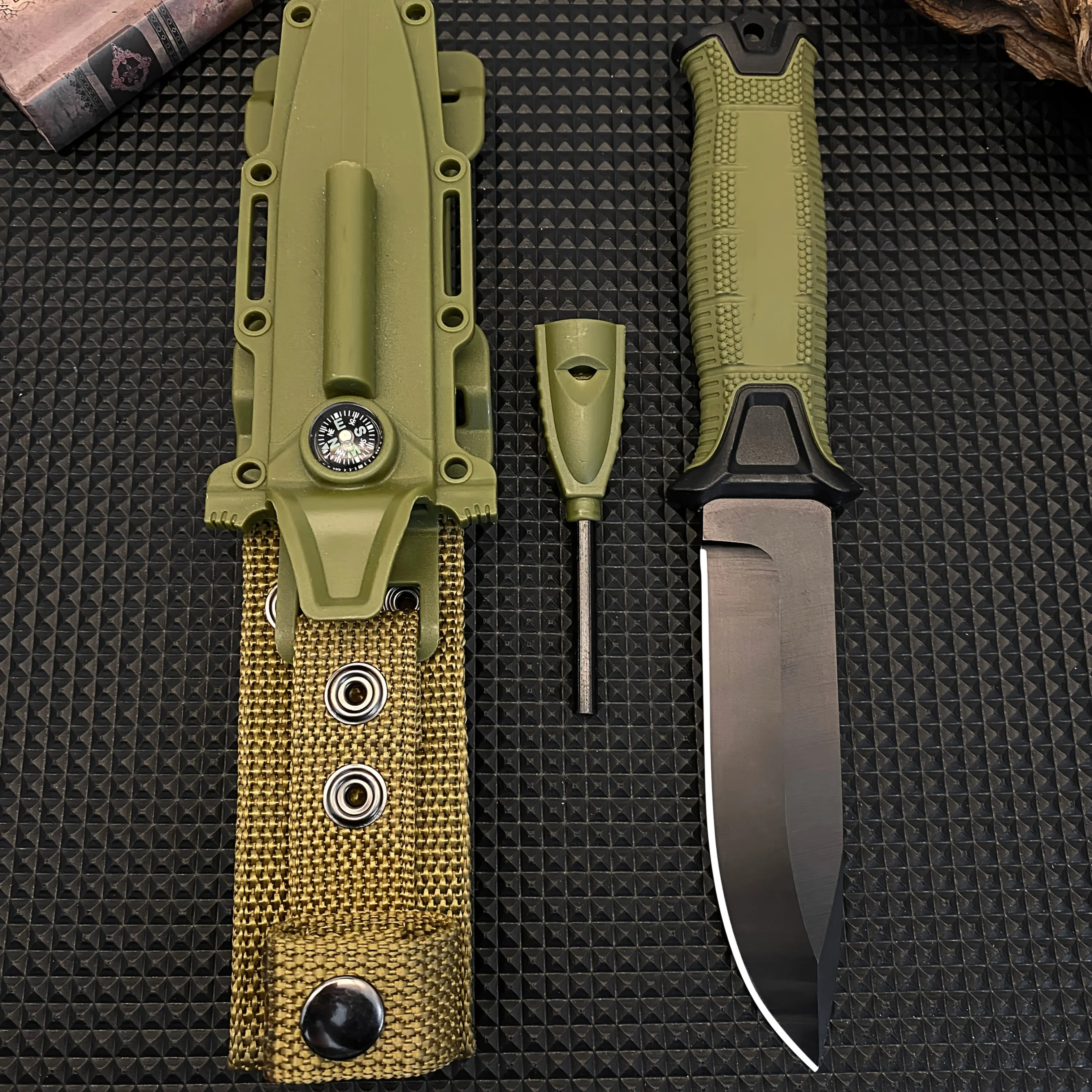 Outdoor Fixed Blade Knife, Forged From High-quality Materials, Hiking Knife, Camping Knife, Outdoor Straight Knife, Ideal Gift For Men, Multi-scenario Applicable.