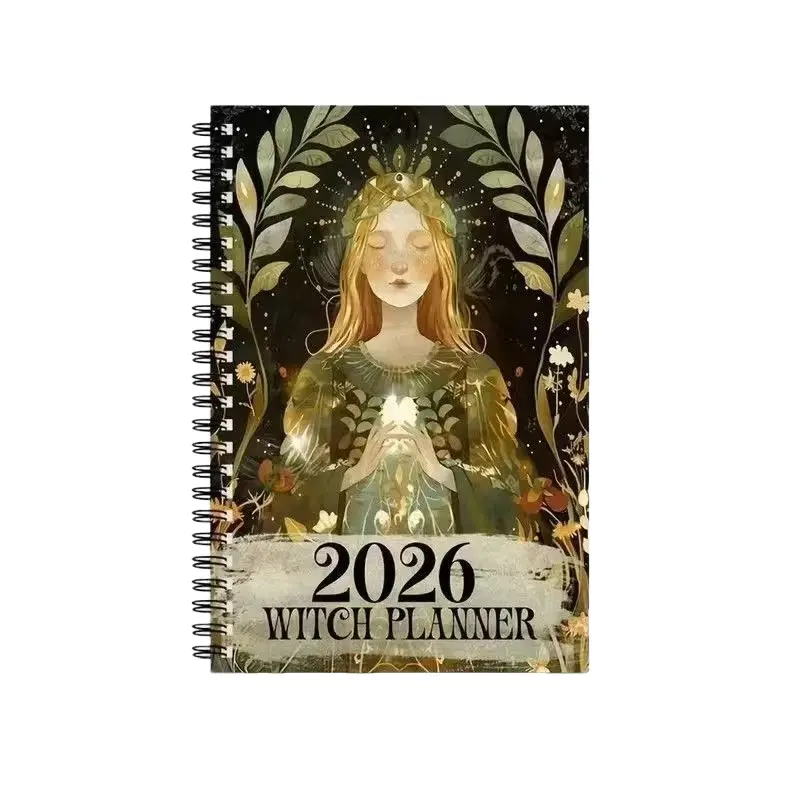 2026 Witch Plan Notebook, Witch Planner for Women, Essential Organizational Tool, Perfect for Scheduling and Planning Tasks
