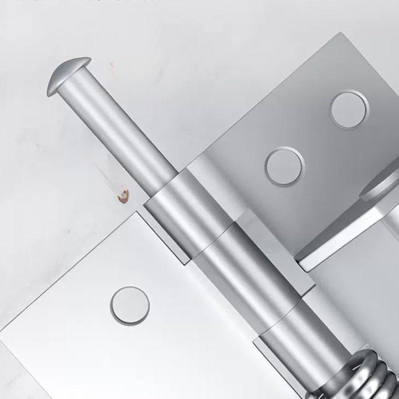 Self Closing Spring Door Hinge with 3-in-1 Mechanism Easy Disassembly 90° Positioning for Wooden & Aluminum Doors Gold Silver Options 65mm x 100mm