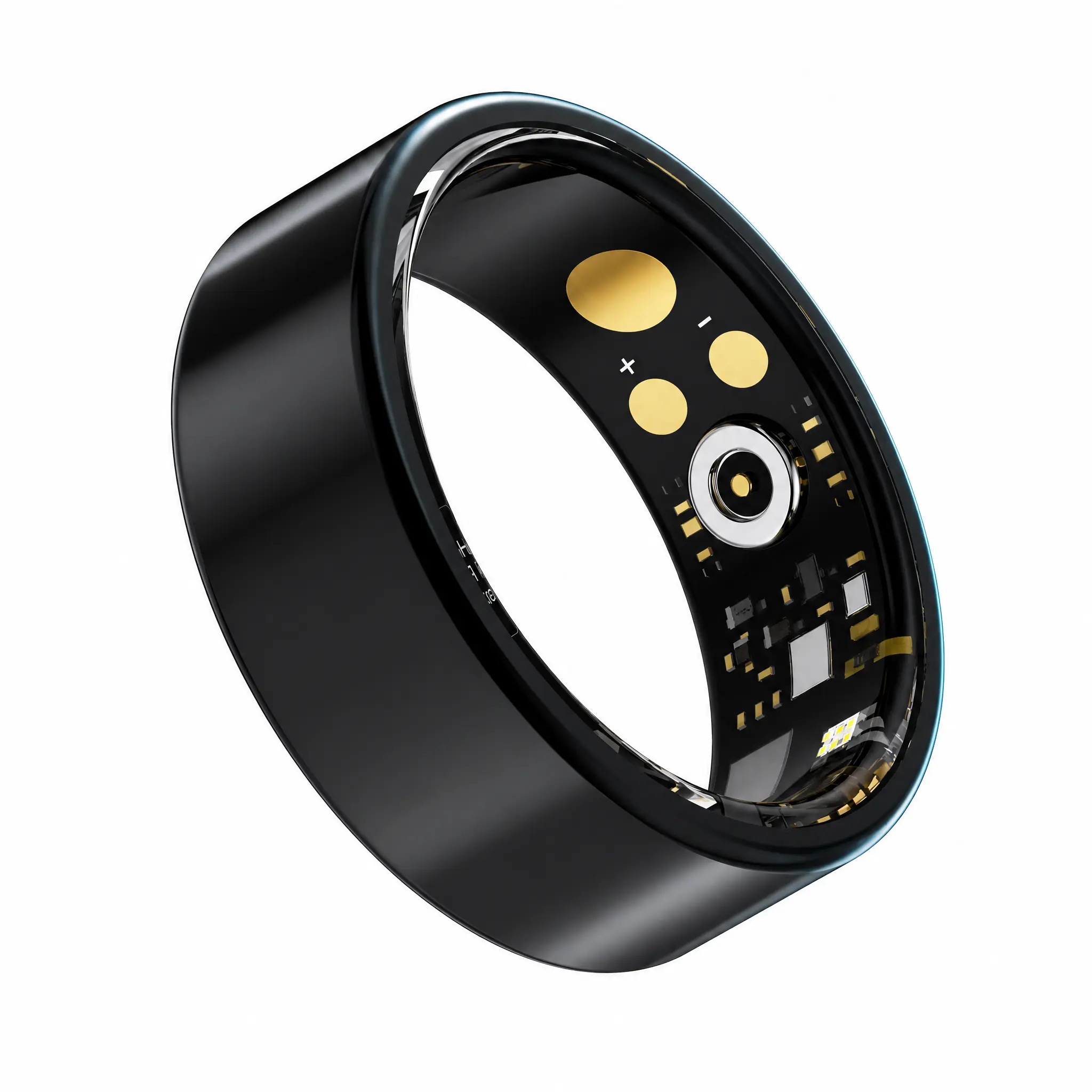 Smart Ring Fitness Tracking Ring Health Tracking Ring - No Screen Design, Sleep Tracking, Heart Rate SpO2 Monitor, Waterproof, Sizes 7-12, Unisex
