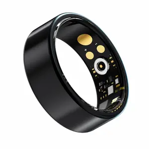 Smart Ring Fitness Tracking Ring Health Tracking Ring - No Screen Design, Sleep Tracking, Heart Rate SpO2 Monitor, Waterproof, Sizes 7-12, Unisex