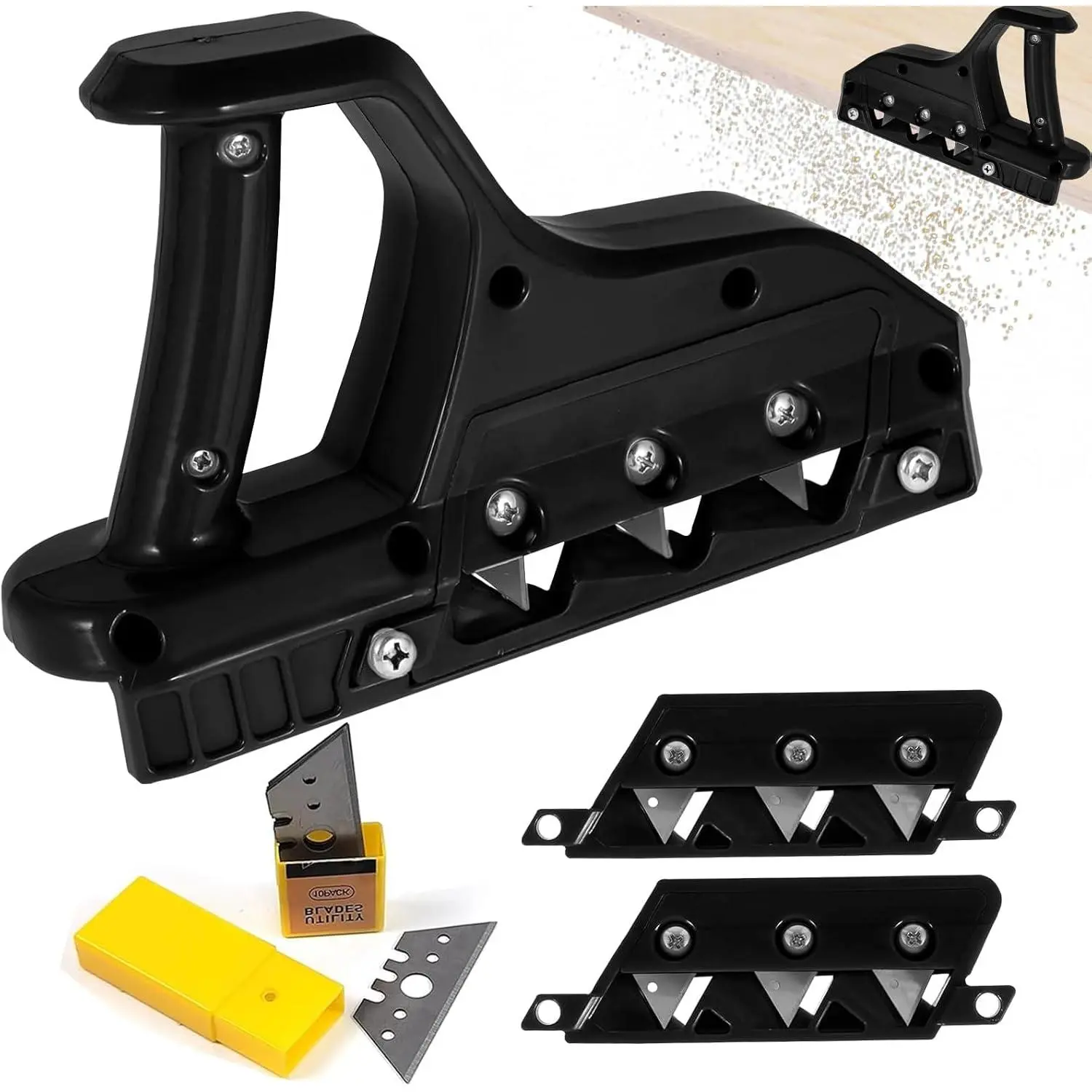 Cutting Tool, Plasterboard Angle Fast, Precise 45 60 Gypsum Board Chamferer With 10 Blades