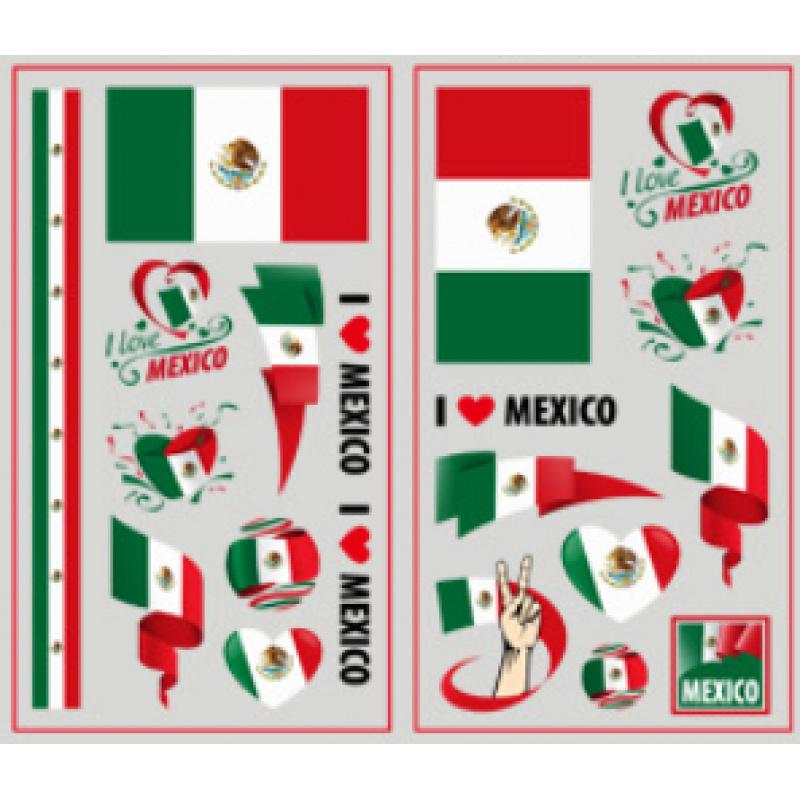 5 sets/10 national flag tattoo stickers, temporary stickers for fans' parties of world football, national flags, marathon events, etc