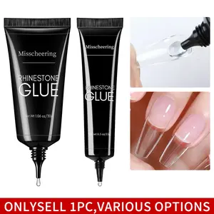 15g/30g Nail Art Strong Disposable, Decoration, Metal Jewelry, Non-Flow Drill Adhesive Multifunctional Transparent Nail Polish Gel manicure Supplies Nail Extension Gel, Glue Nails Extension
