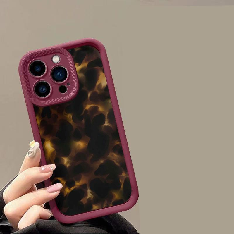 Premium Phone Case - Timeless tortoise shell pattern for authentic texture, Military-grade drop protection, soft silicone, ideal gift for classic lovers. Compatible with iPhone X/11/12/13/14/15/16/17 Pro Max/Plus/Air & Samsung Galaxy.