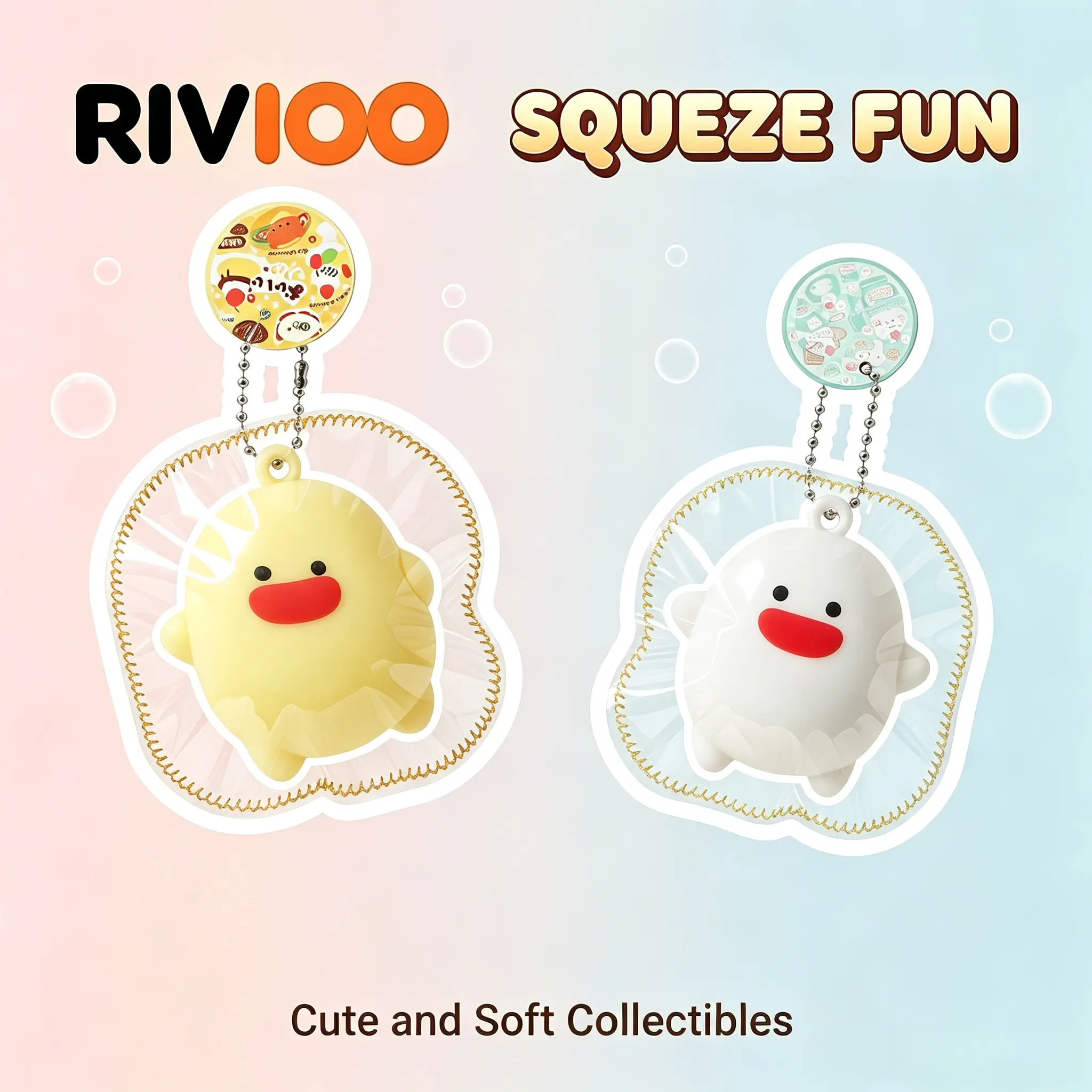 RIVIOO Silicone simulation food grade pinch music hot sale decompression pinch music toys