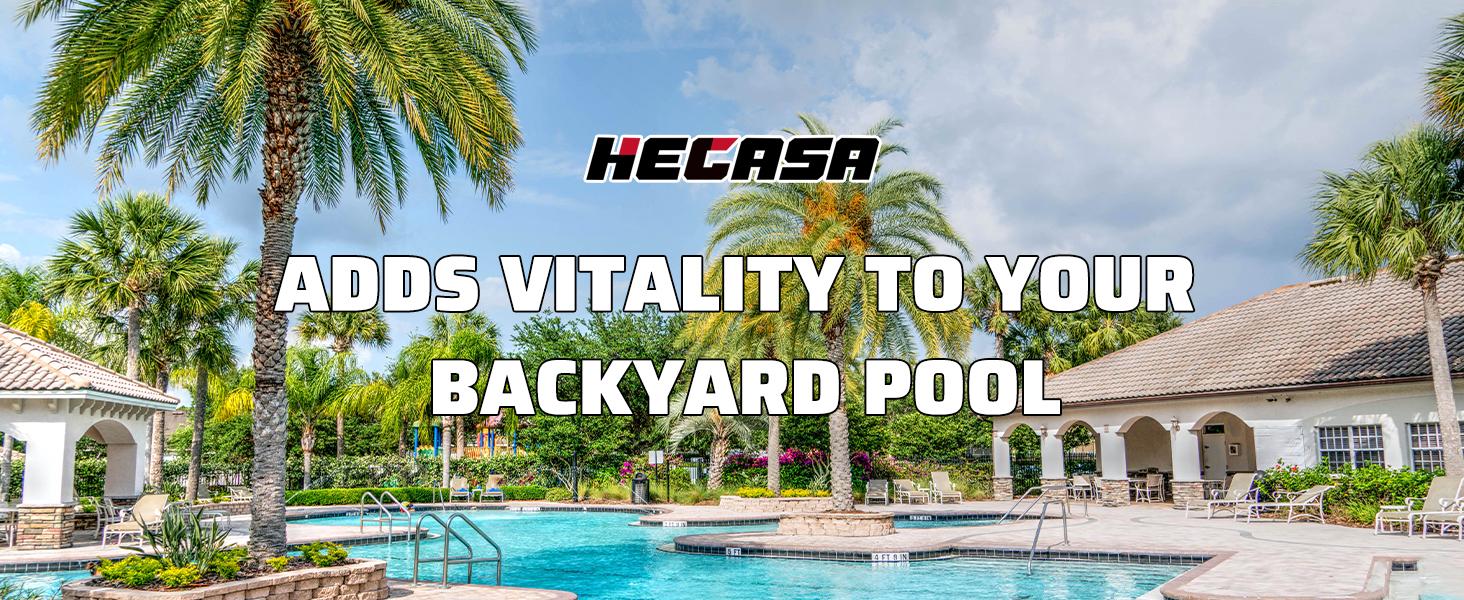 HECASA 3 Step Swimming Pool Ladder with Anti-Slip Pads for Indoor/Outdoor In-Ground Pool 300LBS Capacity Easy to Assemble and Climb 304 Stainless Steel