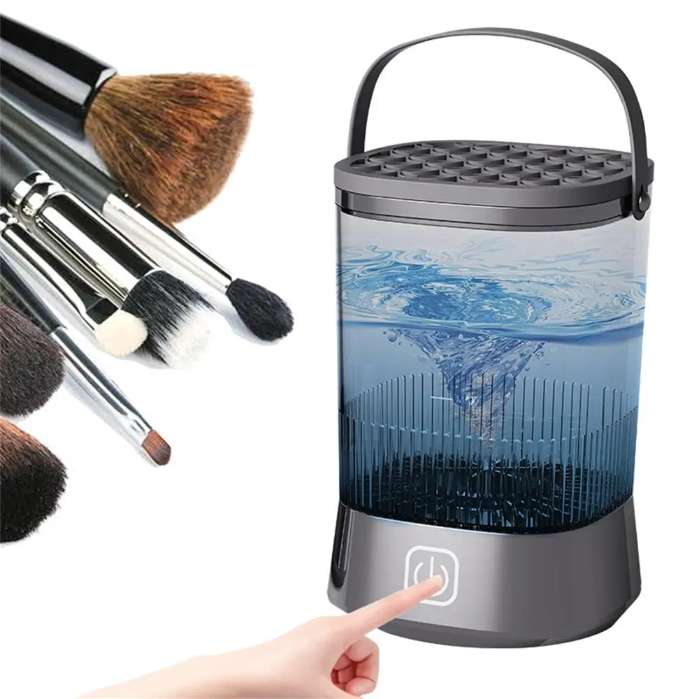 Electric Makeup Brush Cleaner, Quick & Efficient Deep Cleaning, Portable USB Plug, Travel-Friendly, Gentle Brush Care, Easy to Use