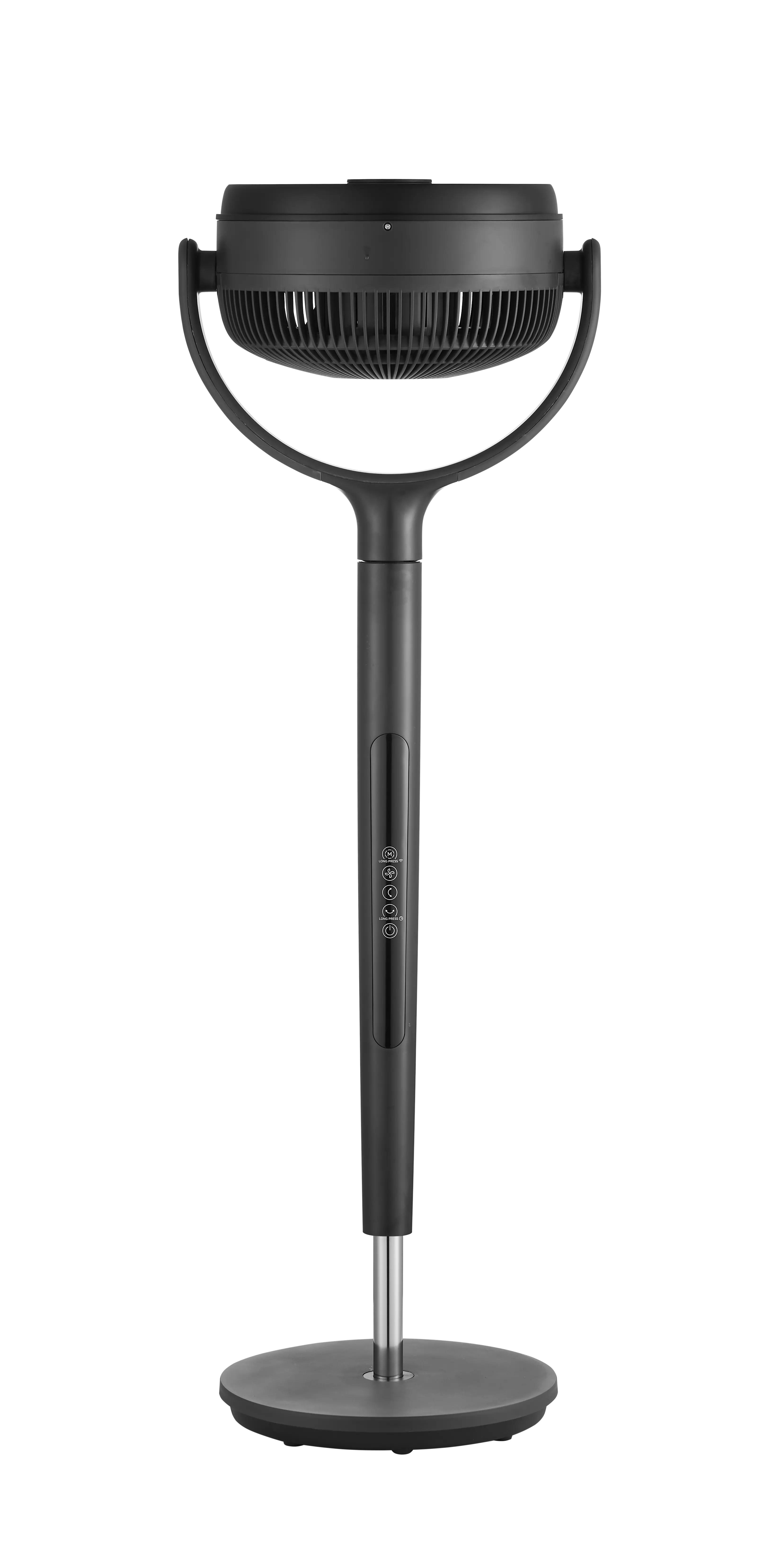 Midea MSFS07RW6GB Smart Stand Air Circulator Fan with 12 Speed Settings & 4 Fan Modes Remote Control via SmartHome App for Customized Home Comfort