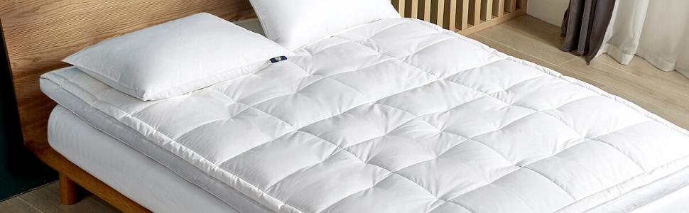 Cooling Pillows White Feather Pillows Set of 2 Pack Super Supportive Bed Pillows for All,King (Pack of 2)