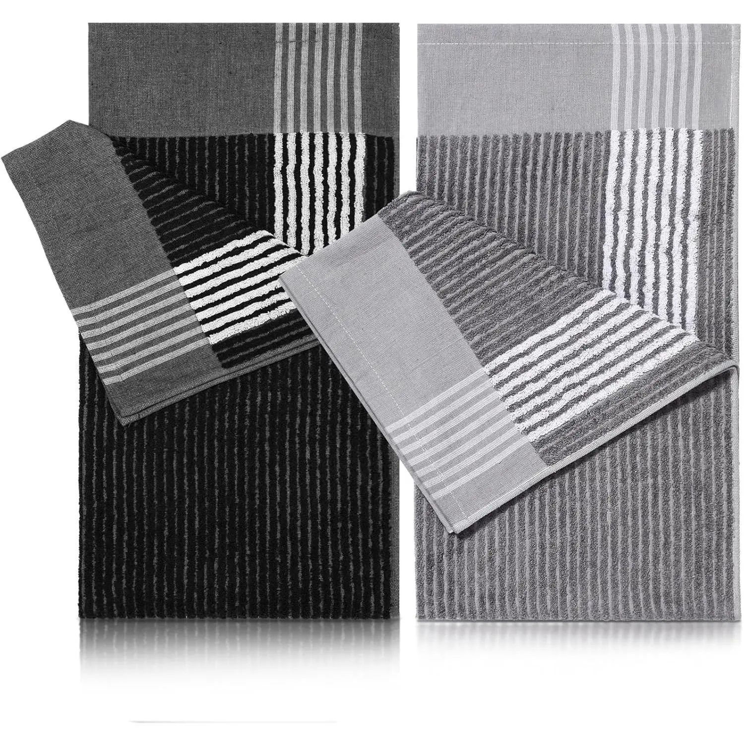 Golf Towel 22 x 44 Inch Cotton Golf Caddy Towel Camping Large for Caddies Golfers Tour Players Club with Stripe