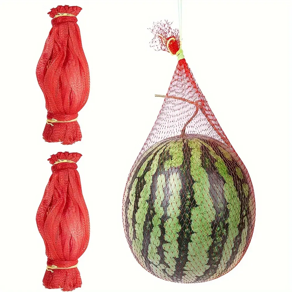 100pcs, Watermelon Nets, Hanging Reusable Watermelon Nets Bags Melon Hammocks Cradles For Supporting Outdoor Garden Supplies Growing Cantaloupes, Vegetables, Honeydew, Cucumbers, Plant Support Structures