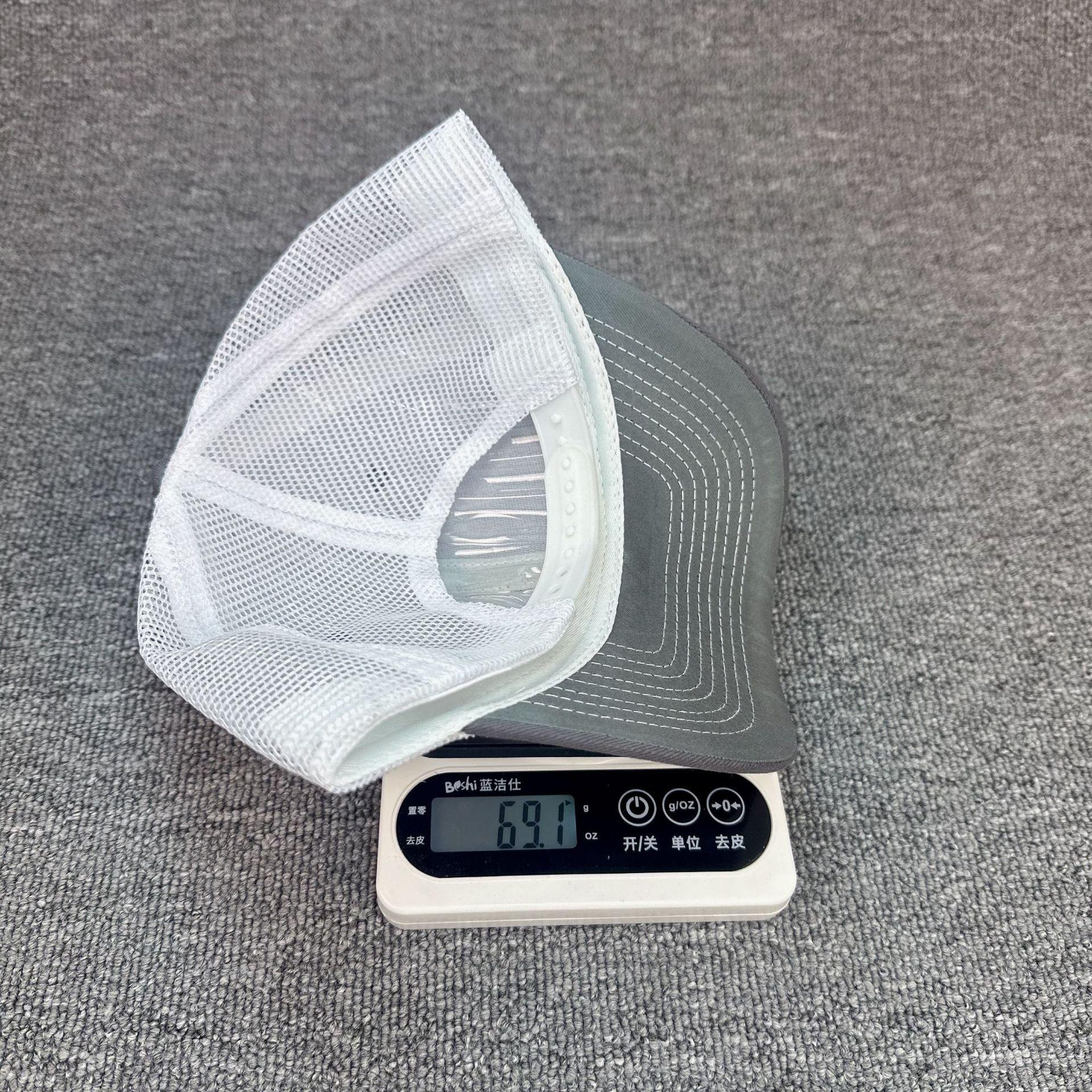 New cow head print sunshade mesh cap, casual baseball cap for European and American men and women, suitable for couples, versatile