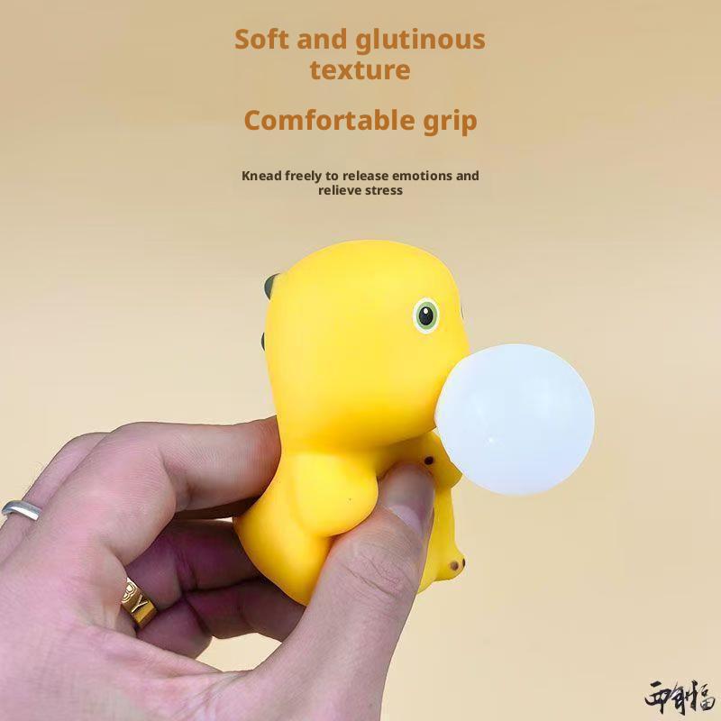 12cm Milk Dragon Slow-Rebound PU Foam Toy, Popular Online Stress-Relief Gadget, Stress-Relief Toy Wholesale, The First Choice For Small Milk Dragon Squeeze Gifts
