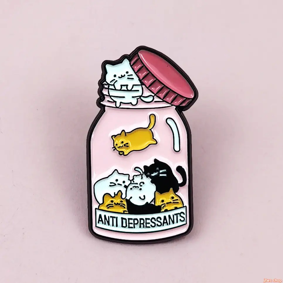 2026 New Unisex Cute Cat Design Enamel Lapel Pin with Durable Metal Coated Finish Anti Tarnish Scratch Resistant Colorful Glossy Craftsmanship DIY Fashion Accessory for Backpacks Jeans Jackets Hats Bags Casual Streetwear Party Concert Gift for Cat Lovers