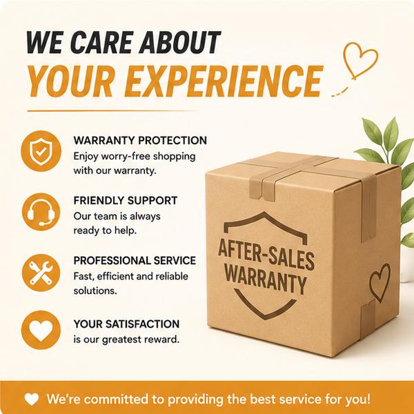 After-Sales Warranty Card – Friendly Customer Support & Easy Assistance