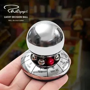 Fun Lucky Decision Ball, Spin for Answers, Stress Relief Rotating Ornament, Creative Problem Solver, Perfect Gift for Uncertain Moments