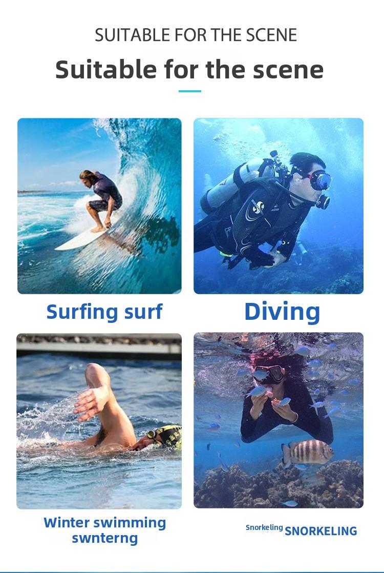 3Mm black diving gloves Epoxy non-slip and anti-wear fishing cycling gloves catch fish