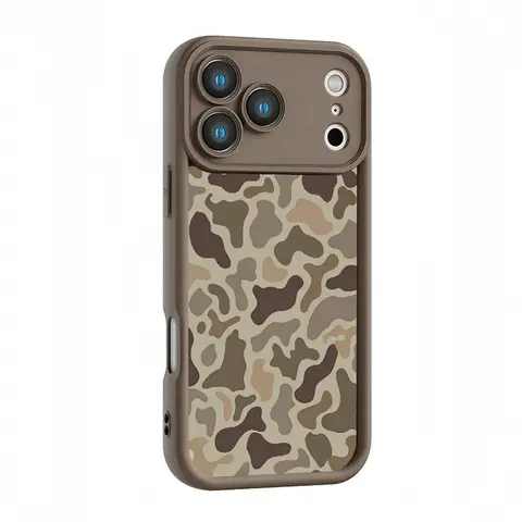 2026 New Camo Pattern TPU Cellphone Cover - Sika Deer Shockproof Protective Case for iPhone 11-16,17 Pro Max,17 Air, Durable Cellphone Shell Casing, Hunter Outdoor Enthusiast Gift-TYJT