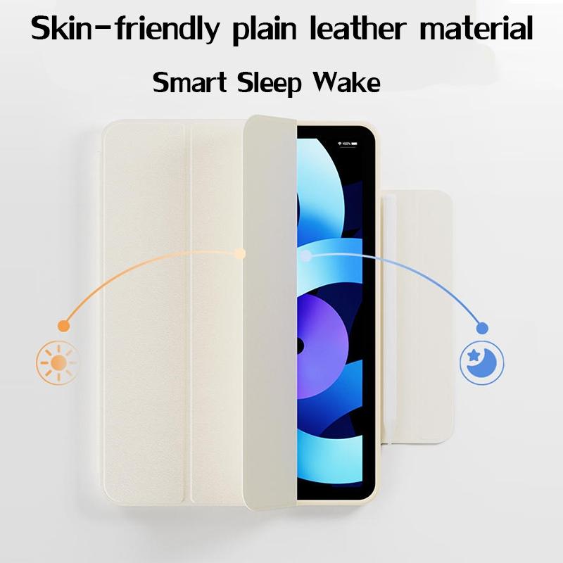 KENKE 2 in 1 Transparent Hard Shell Tablet Case, Magnetic Detachable Rotatable Tablet Protective Cover, Smart Tablet Protector, Tablet Casing for iPad 2025 A16 10th Gen M4 Pro 11-inch Pro 13 Mini 6 A17 Air M3 Air