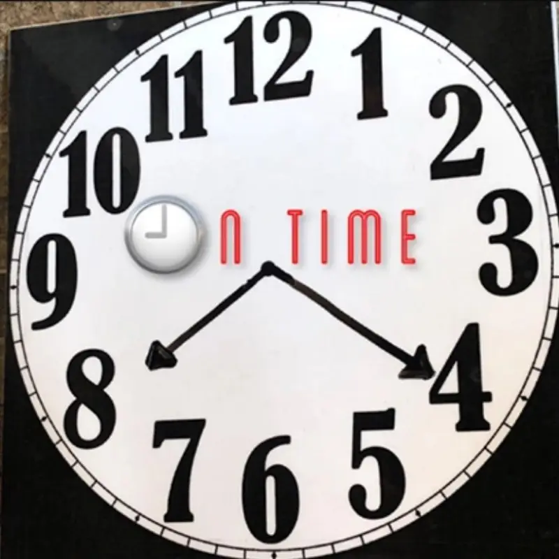 ON TIME by Juan Pablo Hour Prediction(Not Real Clock) Close Up Magic Tricks Illusions Mentalism Magic Props Gimmicks Mind Reading Magia Party