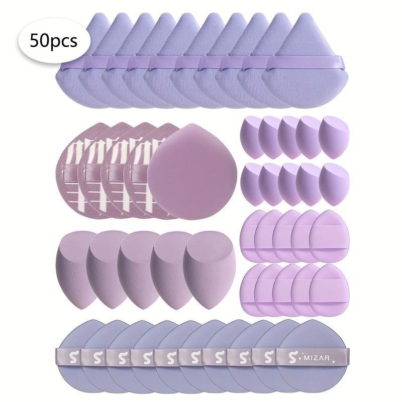 40/50/60 pieces of multifunctional cosmetic sponge powder puff in local warehouse, a beauty tool, used to mix BB cream, liquid foundation and loose powder to create flawless foundation makeup. It can also be mixed with concealer, blush and eye shadow. It 40/50/60 pieces of multifunctional cosmetic sponge powder puff in local warehouse, a beauty tool, used to mix BB cream, liquid foundation and loose powder to create flawless foundation makeup. It can also be mixed with concealer, blush and eye shadow. It