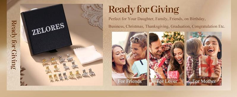 ZELORES 1 Pair Flat Back Earrings for Women Sterling Silver Post Stud Earrings Cartilage Tragus Helix Piercing Jewelry Earring for Multiple Piercing Dainty 18K Gold Plated Flatback Stud Earrings