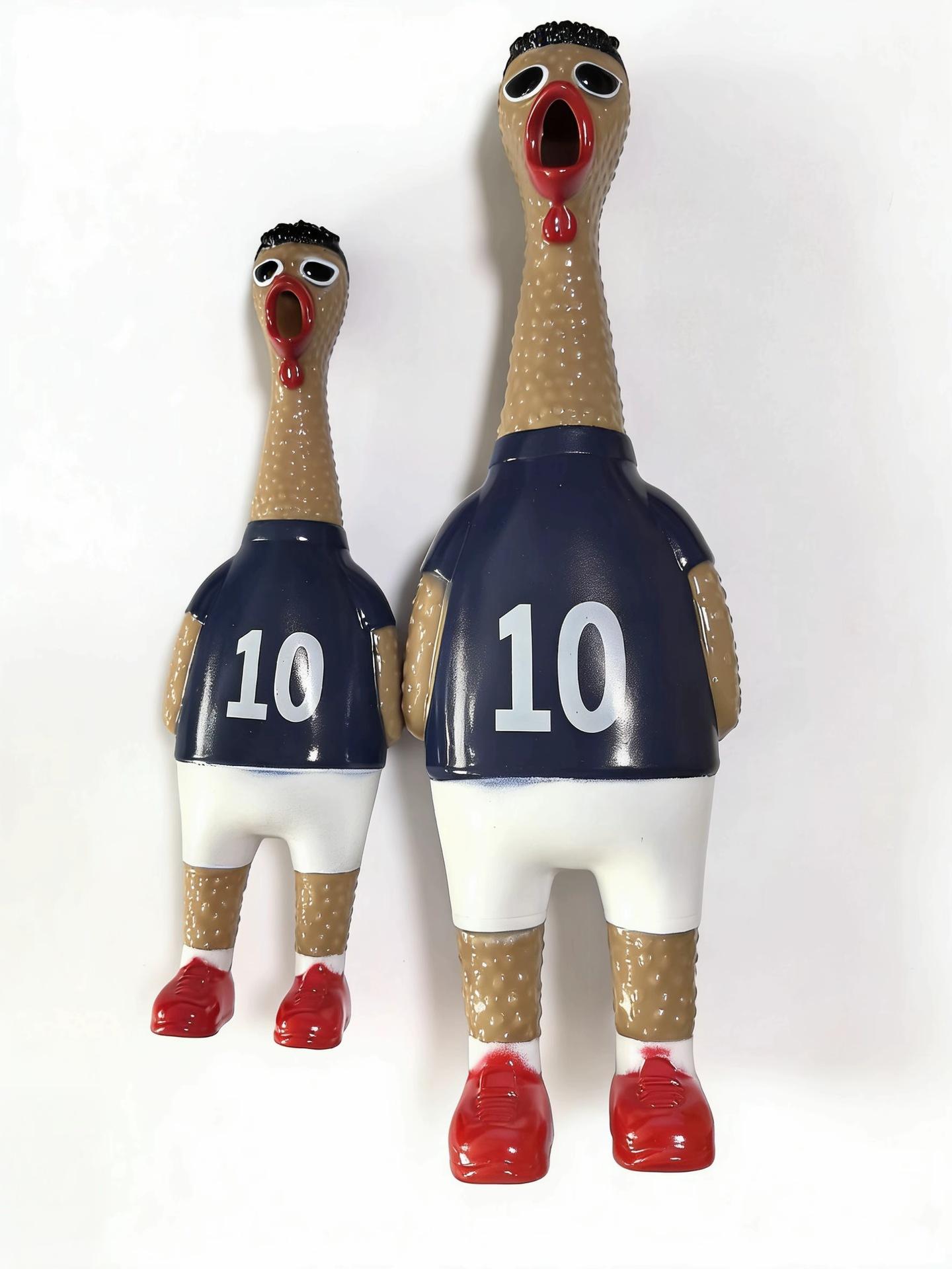 Football Screaming Chicken Stress Relief Toy, Sound-Making Toy for Stress Relief and Fun, Squeezable Toy for Adults and Children