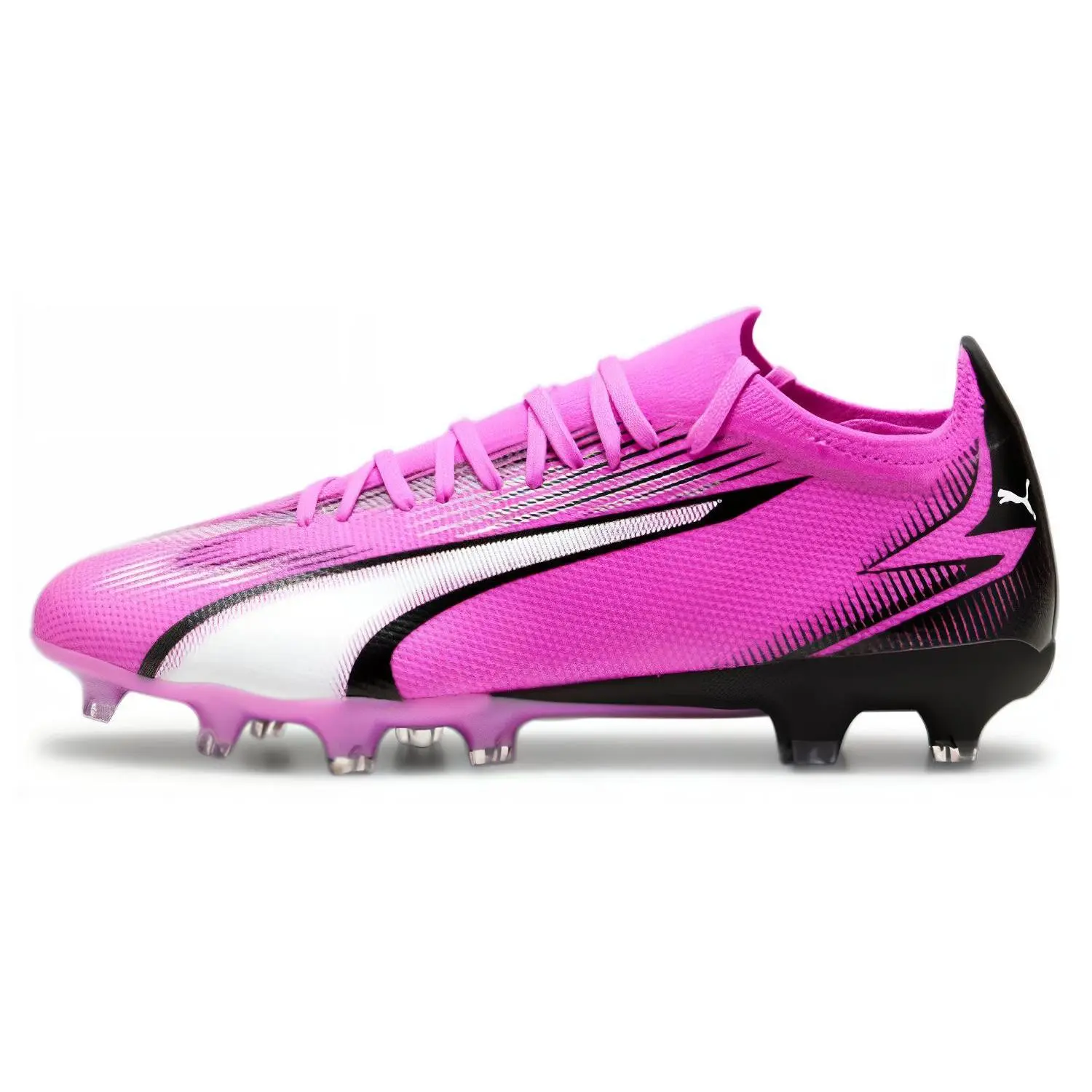 PUMA Ultra Match Low Cut Lace Up Men's Soccer Shoes with AG-FG Studs, 107754-01