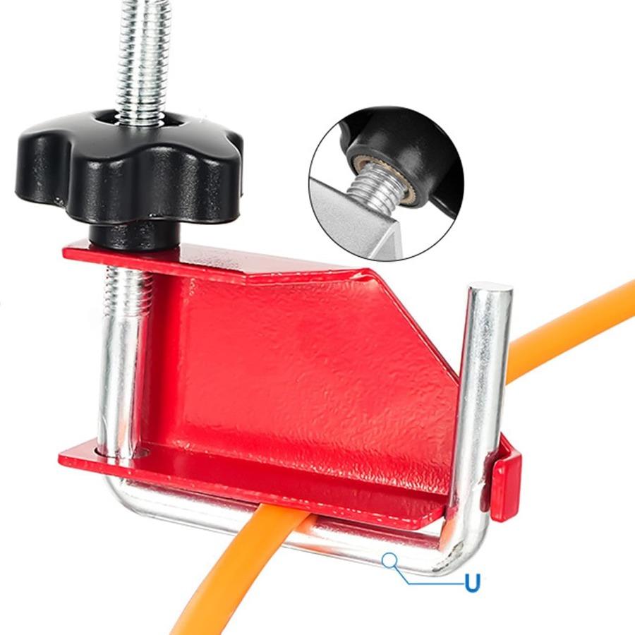 4pcs Fluid Line Hose Off Pinch Tool Kit Hose Clamp Pliers Set 1-3/4" 1" 1/2" 3/8" Rustproof Steel Materials for Fuel Radiator Heater Hose Automotive Plumbing Clamps