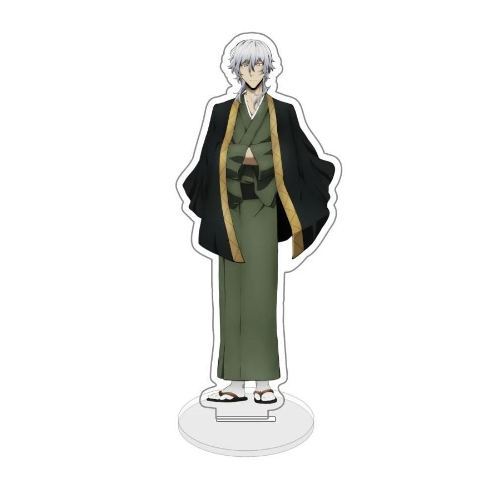 Diy Bungou Stray Dogs Dazai Osamu Anime Peripheral Figure Show Transparent Acrylic Stand Model Desktop Ornament Originality Gift
