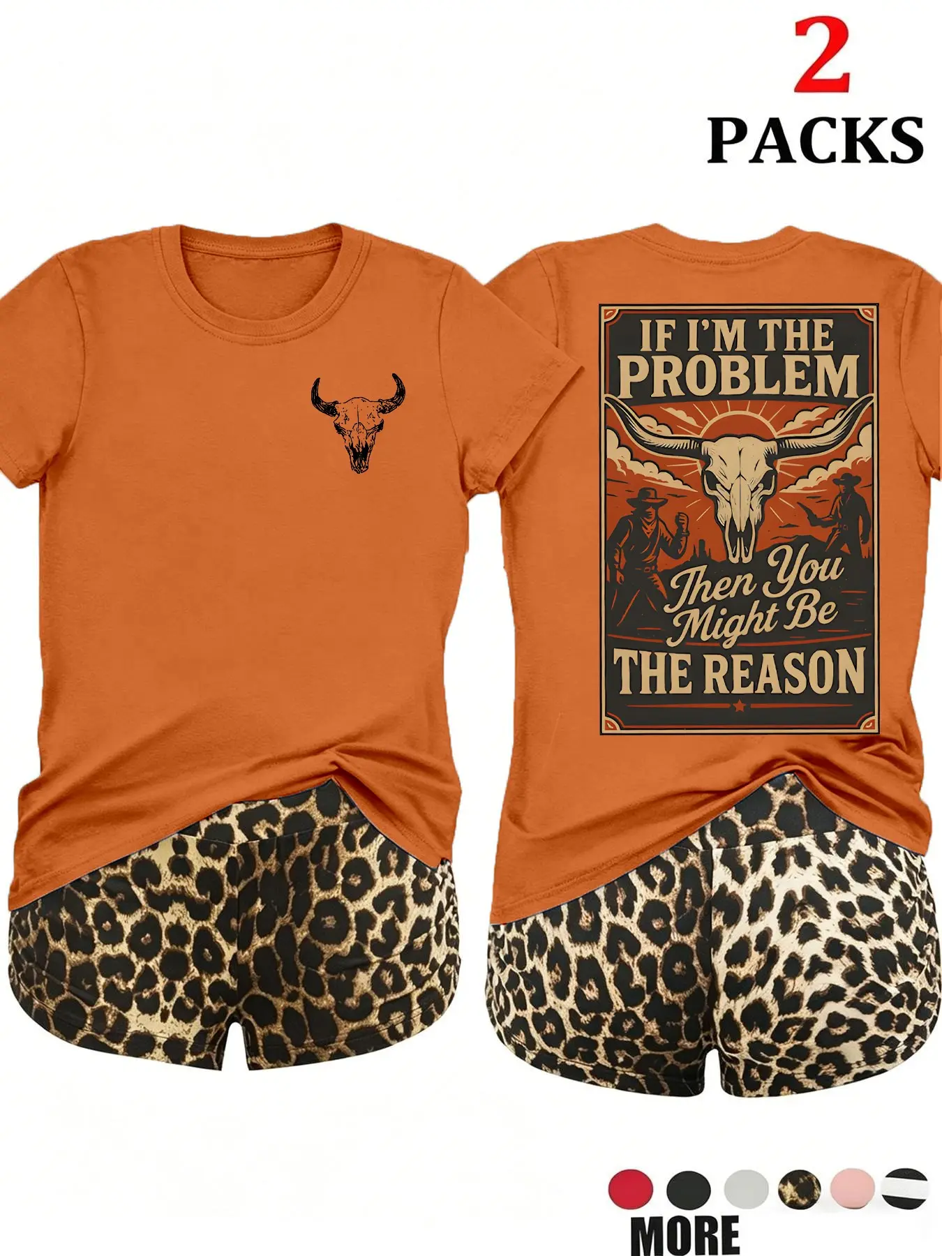 Y2K Hot Girl Style Fashion Two-Piece Set, Round Neck Slim T-Shirt + Tight Short Pants, Anti-Pua Slogans, Casual Loose-Fit Suit for Outdoor Travel, Fashion Clothes Set