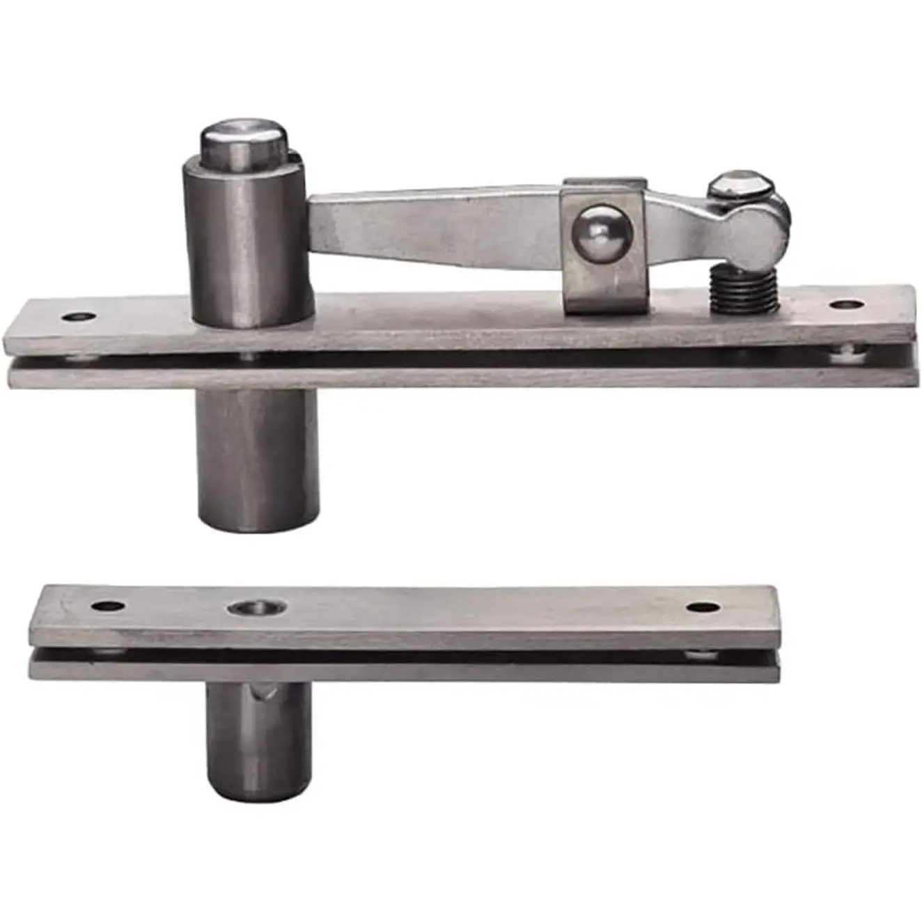 Heavy Duty 360 Degree Shaft Stainless Steel Door Pivot Hinges, Pivot Hinge System for Wood Doors, Hidden Doors and Bookshelf