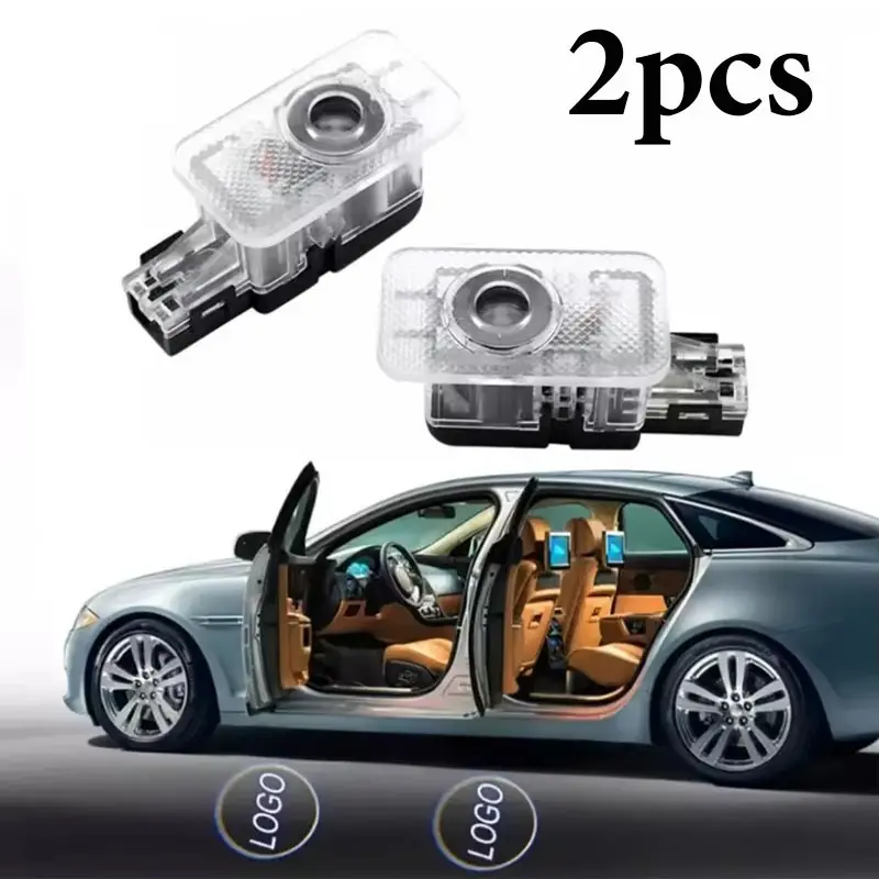 2pcs Suitable for Volvo welcome lights S60 S90 V40 V60 XC60 XC90 door decoration projection ambient lights, LED， Specially designed for car lights, suitable for car, party, event decoration, vehicle accessories, decorative lighting, and fashion projection