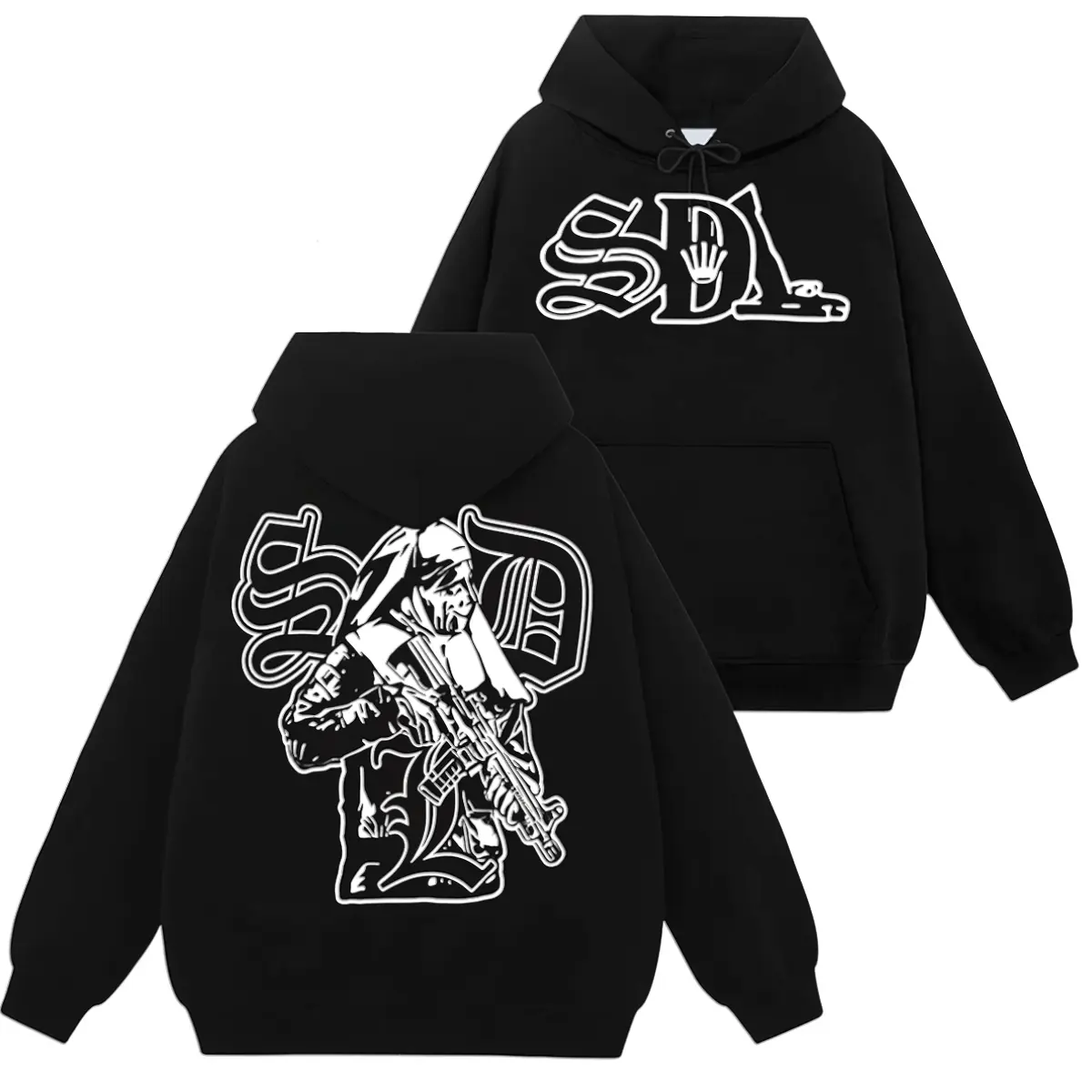 Men's Unisex Zip-Up Graphic Hoodie Sweatshirt - Retro All-Over Print, Loose-Fit Long-Sleeve Streetwear, Casual Daily Sport Outerwear for Party, Thanksgiving, Easter