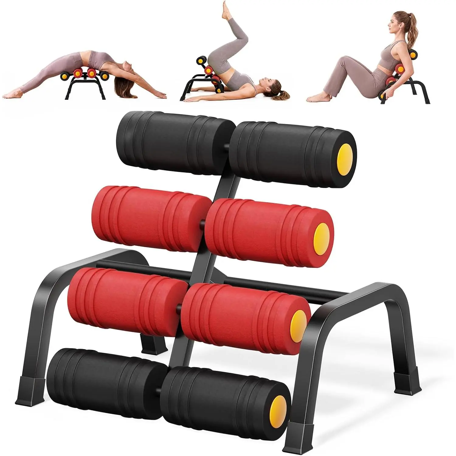 Mini Inversion Table with Rollers, Back Extension Machine