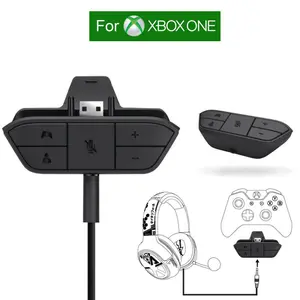 Xbox One Controller Headphone Adapter 3.5mm Audio Converter Game Chat Balance   Xbox One Stereo Headset Adapter 3.5mm Audio Jack Converter For Controller