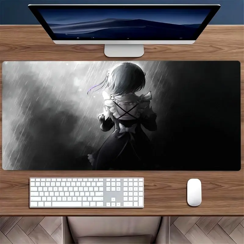UPGRADED AND WIDENED SIZE HIGHQUALITY SUITABLE FOR AND EXTRALARGE LANDSCAPE FOR TREATMENT MAT ACCESSORY STABLE AND NONSLI GAMING MOUSE PAD LARGE MOUSE PAD DESK MAT NON-SLIP WASHABLE STYLISH SOFT ULTRA-SMOOTH SUITABLE FOR GAMING OFFICE STUDY HOME WORK