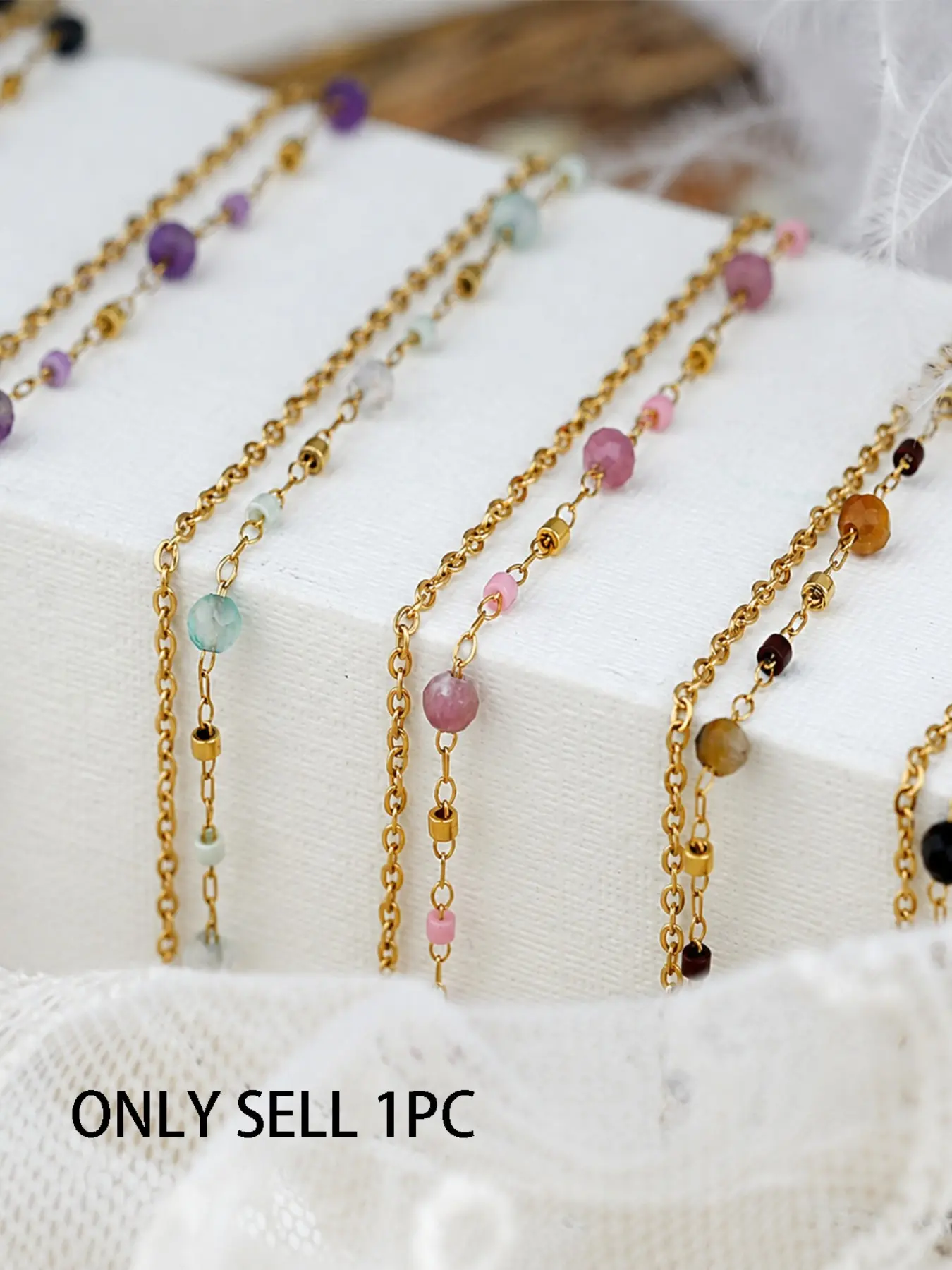 1pc Double Layer Beaded Bracelet, Layered Hand Decor With Creative Design, Fashion Wrist Jewelry for Women, Stylish Ornaments for Daily Wear, Dating, Parties and Street Outfits, Wonderful Gift for Female Users