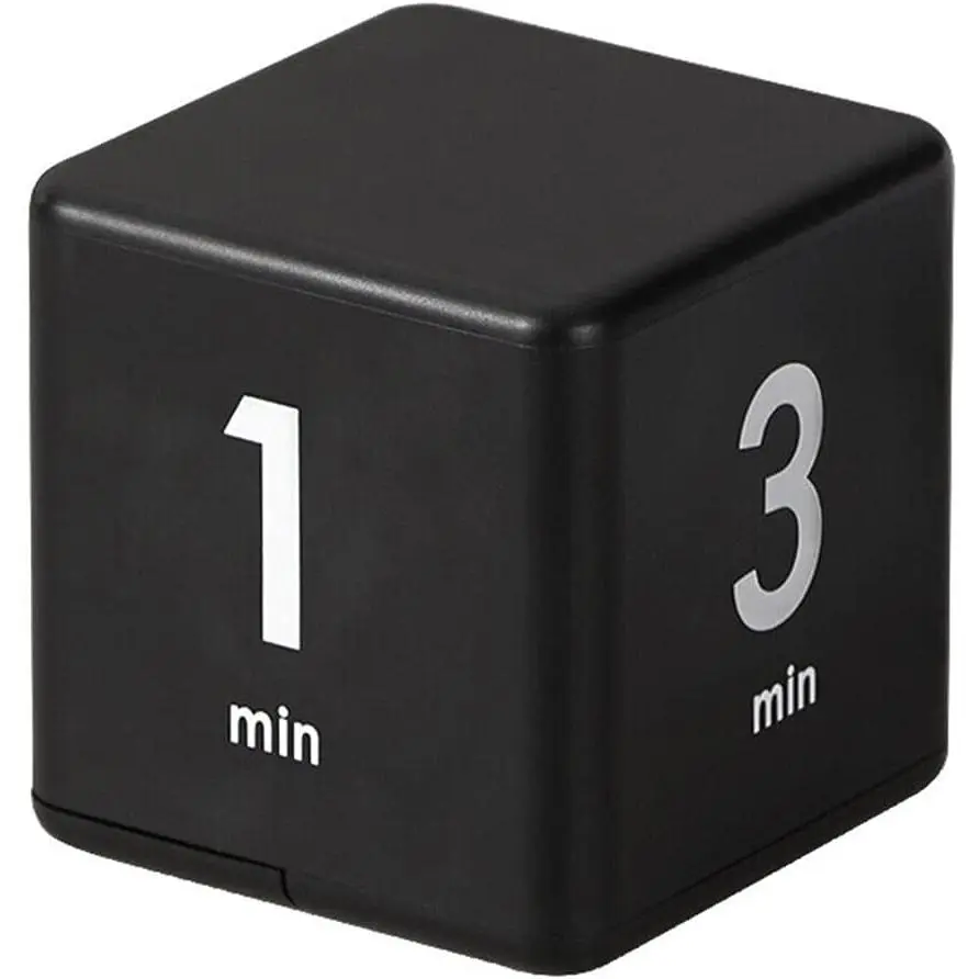 Cube Timer, Productivity Flip Timer, Countdown 15-20-30-60 Minute