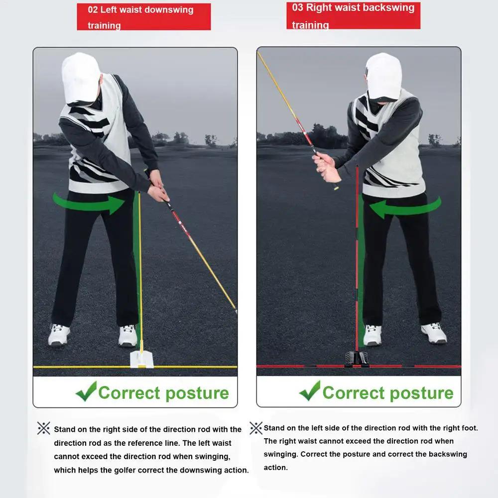 Golf Swing Alignment Rod Golf Alignment Stick Holder Swing Practice Plate Trainer Swing Angle Adjustment Posture Correction Aid Golf Swing Alignment Rod Golf Alignment Stick Holder Swing Practice Plate Trainer Swing Angle Adjustment Posture Correction Aid