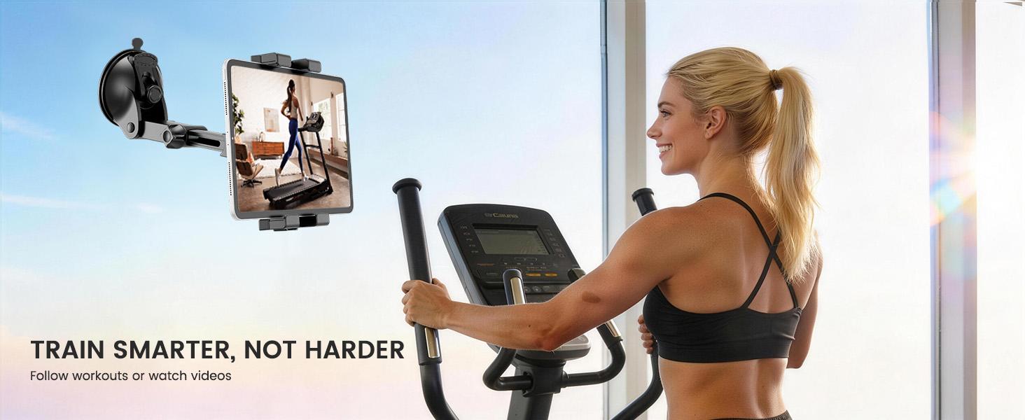 OHLPRO Tablet Holder for Car Dashboard & Windshield, Long Arm Suction Cup Tablet Mount Fits 5-17" iPad Pro/Air/Mini, Stable iPad Car Mount for Truck/SUV/Semi, Ideal Tech Gift for Drivers & Traveler sorry desktop phone gothic merch goose neck