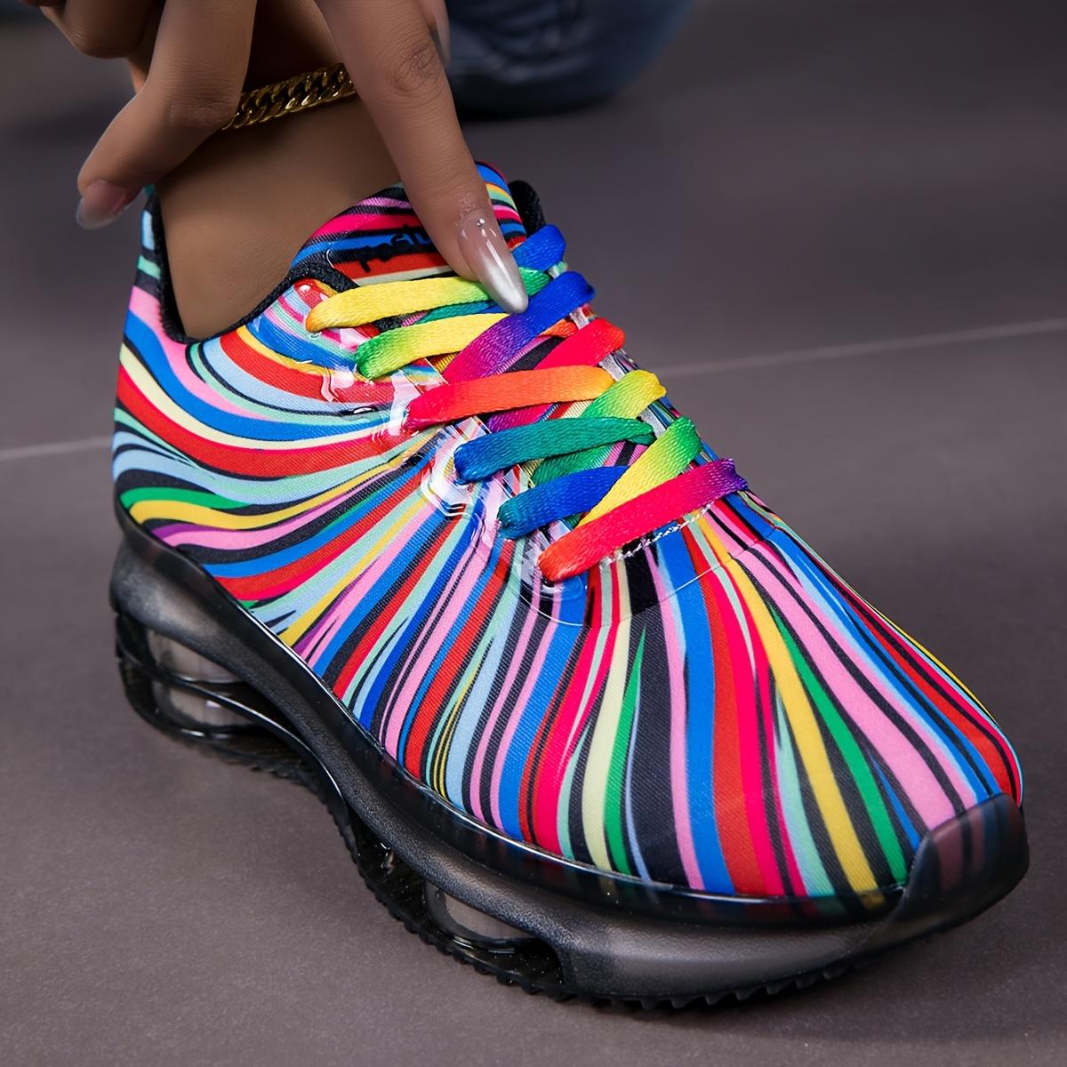 【QUAWUJIE】Men Women Walking Running Sneakers 2026 New Arrival Air Cushion Thick Bottom Breathable Non Slip For Outdoor Fitness Daily Wear