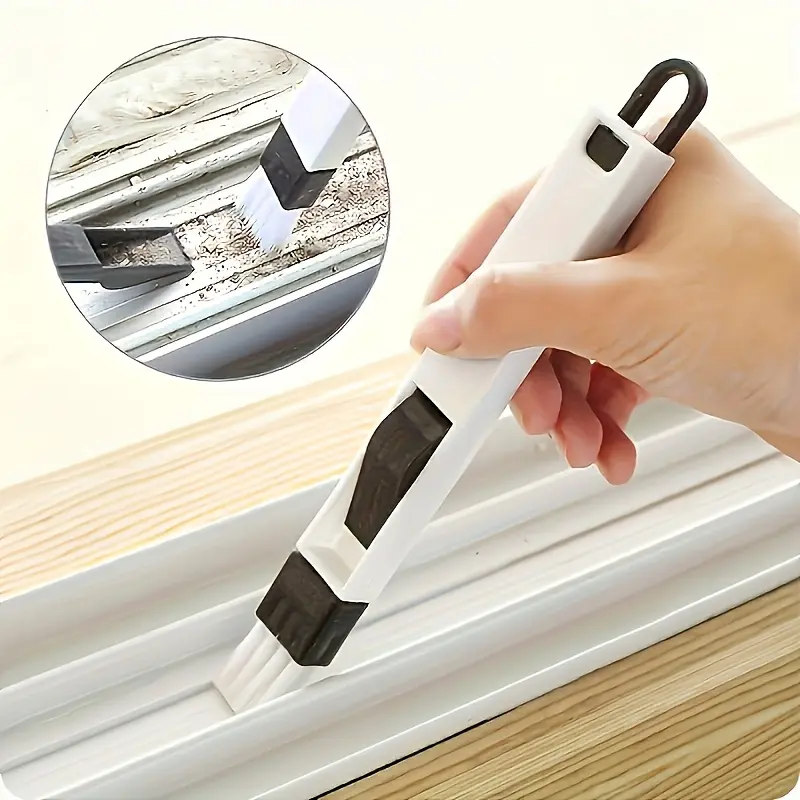 3pcs Multi-Functional Plastic Cleaning Brush Set with Broom - Manual Handheld Broom, Suitable for Living Room, Bedroom, Bathroom, Toilet, Kitchen, , and Floor Cleaning - No Electricity Required