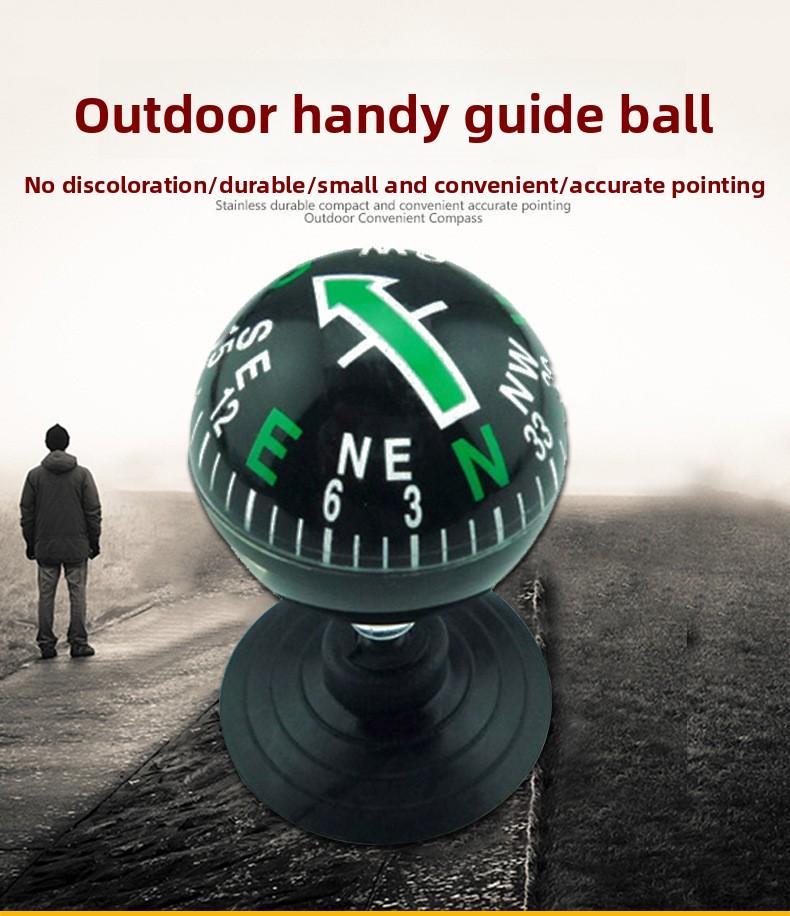 Car Compass, Outdoor Compass, Portable 38mm Plastic Suction Cup, Available for Supply unisex