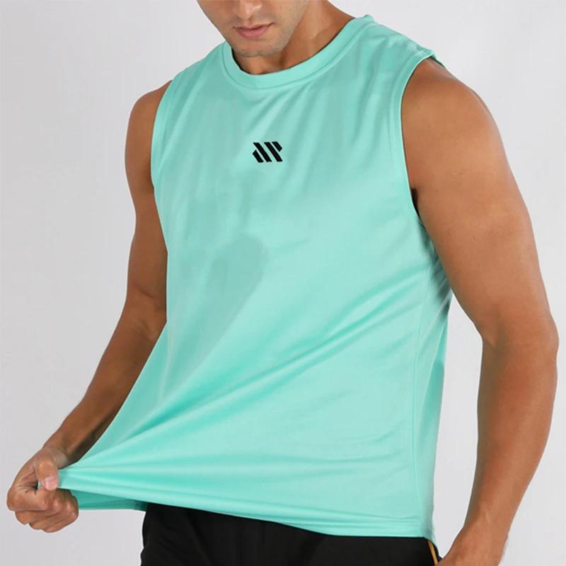 Kyn Apparel 2026 Summer  Men's Sleeveless Fitness Vest New Running Gym Sportswear Printed Men's Clothing for Fitness And Running