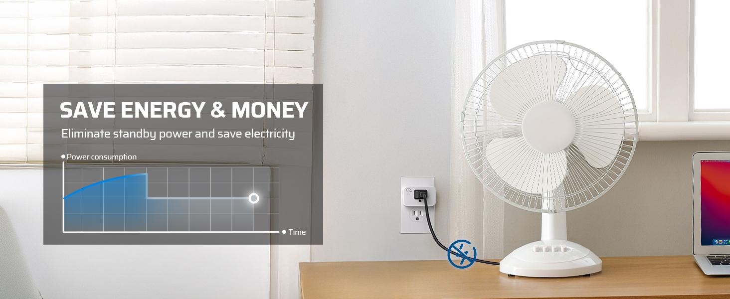 F-PSP02  Wireless Remote Control Outlet with Timer, Indoor Remote Timer Outlet, No Interference No Wiring, 15A/1875W 100FT RF Range, Countdown Light Switch for Lamp, Fan, Christmas Decor, FCC Listed